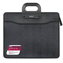 Портфель B4 на блискавці 3 відділення чорний Axent 1603-01-A, 02500