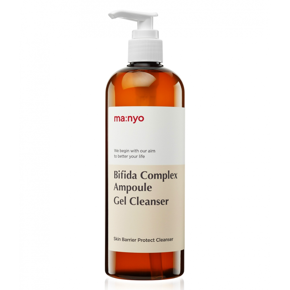 Очищающий гель для умывания с бифидо- и лактобактериями Manyo Bifida Complex Ampoule Gel Cleanser 400 мл - фото 1 - id-p1792097164