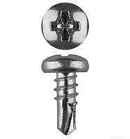 Саморіз для з'єднання металевих профілів зі свердлом оцинкований 3,9х11 (1000)