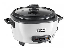 Рисоварка Russell Hobbs Medium, 300Вт, чаша-1.4л, електронне керув., знімна кришка, сіро-чорний Baumar - Порадуй Себе