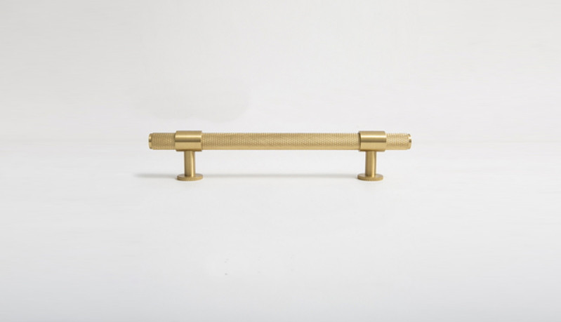 Ручка-скоба Golden Artisan з гравіюванням модерн RT-LYJGH-182-128 BRASS GOLD латунь 128 мм
