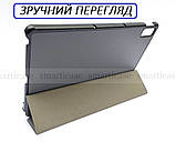 Сірий чохол книжка Lenovo Tab P11 2nd Gen (2-е покоління) TB-350FU(XU) ivanaks tri fold pc grey, фото 8