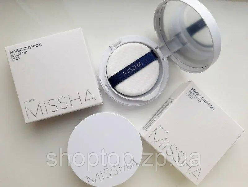 Кушон MISSHA Magic Cushion Moist up #21 SPF50/ PA +++, фото 1