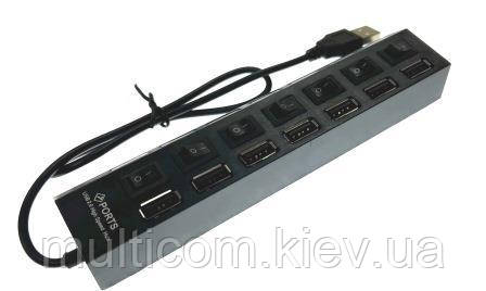 02-03-017. USB HUB (ver.2.0) на 7 портів, з вимкненням кожного порту