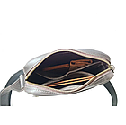 Чоловіча шкіряна сумка через плече планшет месенджер із натуральної шкіри  без клапана коричнева 22×20×5 см, фото 6