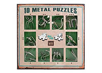 Настільна гра Eureka Набір головоломок Metall Puzzles (10 шт.) (Зелений) (10 Metall Рuzzles Green) (473357)