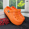 Кроки сабо підліткові для дівчинки помаранчеві Прогрес Україна, фото 3