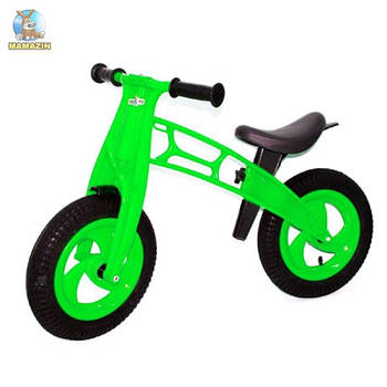 Велобег Cross bike, зеленый 11-016ЗЕЛ