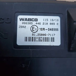 81258067117 MAN tgx блок ZBR2 WABCO 4462100090, цена