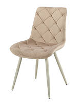 Кухонний стілець м'яка оббивка m-45 cappuccino колір Капучино Велюр на ніжках Vetromebel