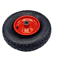 Колесо на тачку (гума) 4,00-6 під вісь 16 мм, без осі