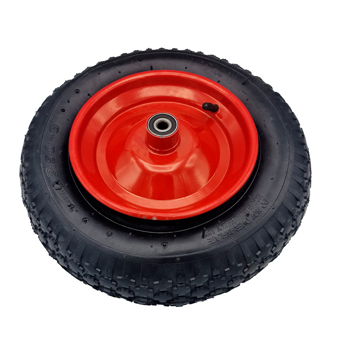 Колесо на тачку (гума) 3,50-8 під вісь 12 мм, без осі