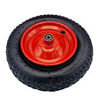 Колесо на тачку (гума) 3,50-8 під вісь 12 мм, без осі