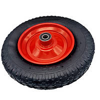 Колесо на тачку (гума) 3,50-8, під вісь 20 мм, без осі