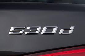 Шильдик значок багажника емблема BMW 530d БМВ 530д колір хром