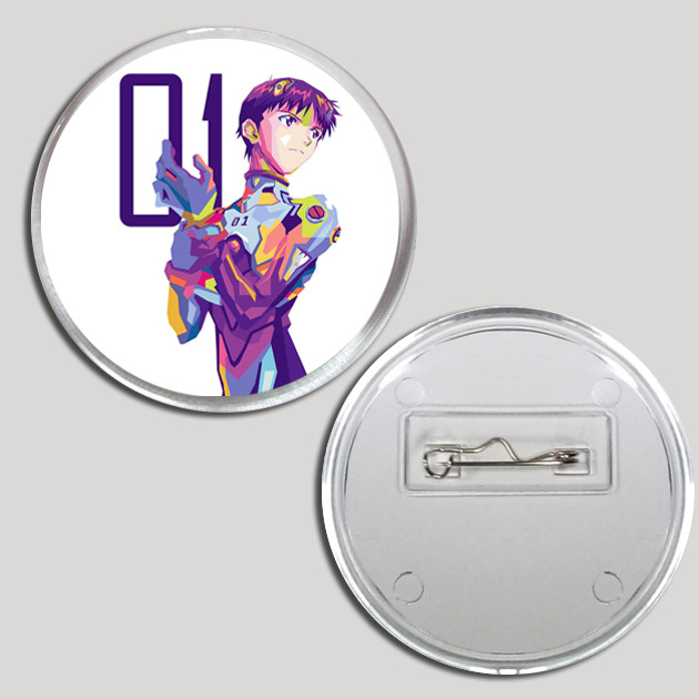 Значок акриловий "Євангеліон / Neon Genesis Evangelion" №21, фото 1