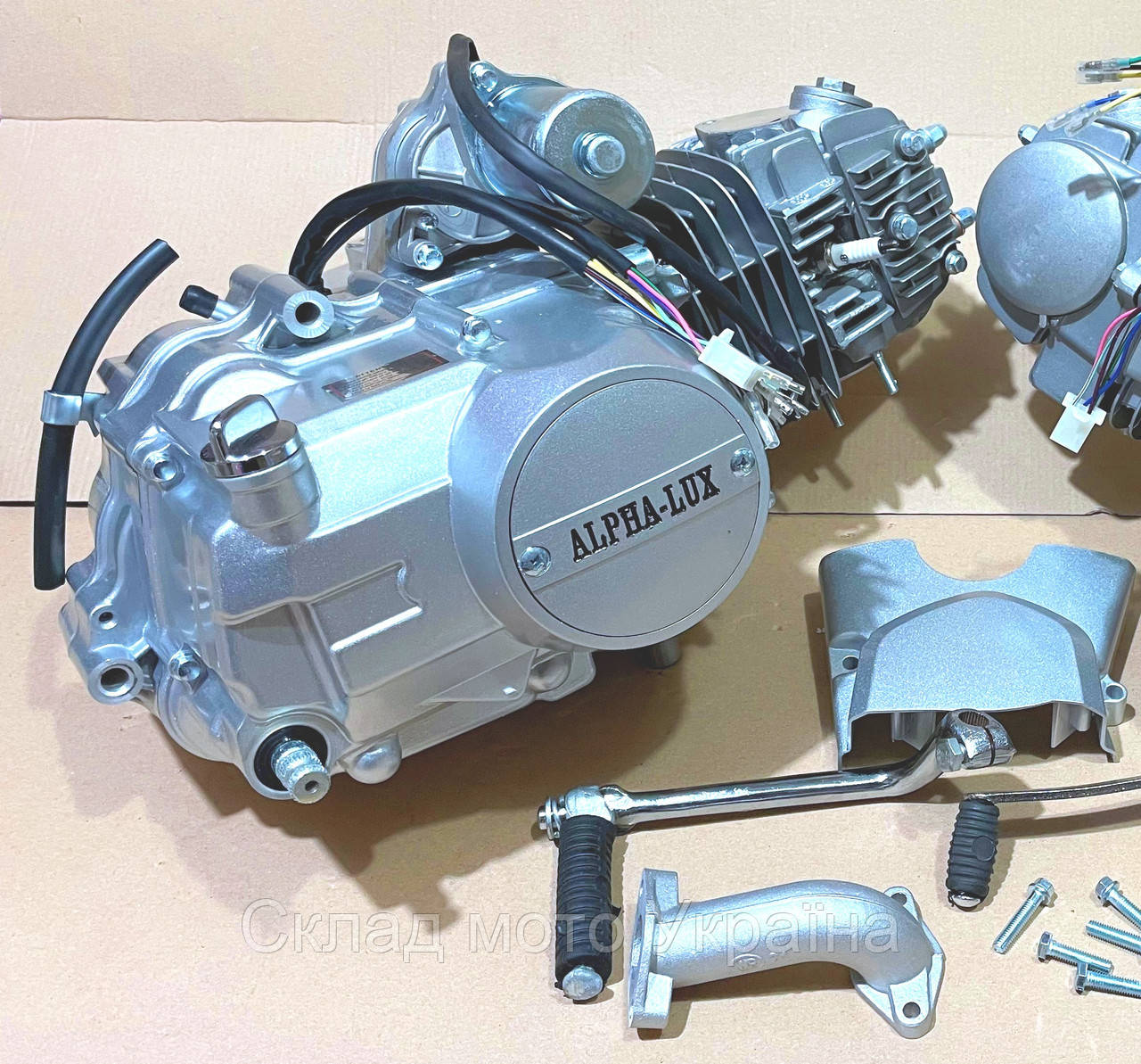 Двигатель Дельта Альфа Актив 125см3 / 125 Сс Механика Алюминиевый ...