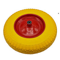 Колесо на тачку (силікон) 4,00-8 під вісь 12 мм, без осі