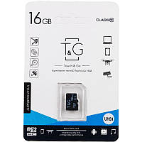 Карта памяти MicroSDHC T&G 16GB UHS-I Class 10 TG-16GBSD10U1-00