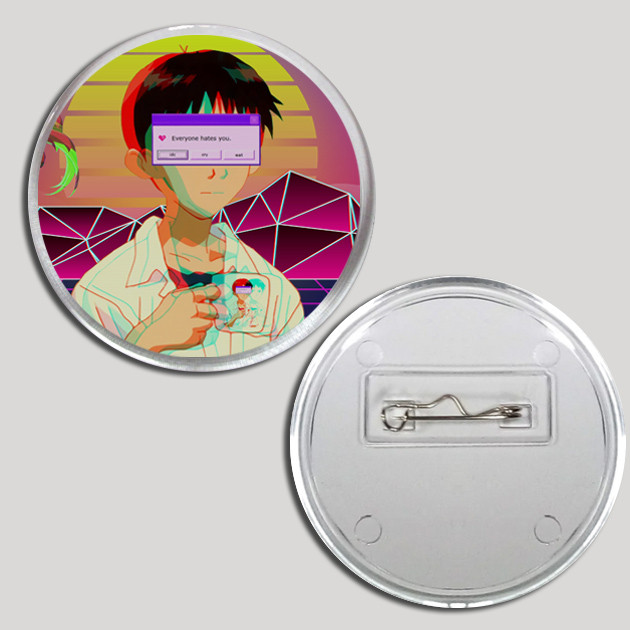 Значок акриловий "Євангеліон / Neon Genesis Evangelion" №40, фото 1