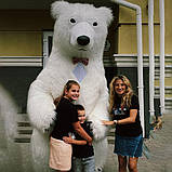 Білий Мішка Кропивницький. Вітання Великого Ведмедя на свято в Кропивницьку, фото 3