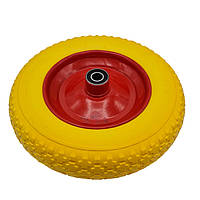 Колесо на тачку ( силікон) 3,50-8 під вісь 20 мм, без осі