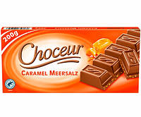 Шоколад молочный Choceur Caramel Meersalz с карамелью и солью, 200 г.