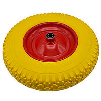 Колесо на тачку (силікон) 4,00-8 під вісь 16 мм, без осі