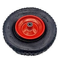 Колесо на тачку (гума) 4,00-6 під вісь 12 мм, без осі