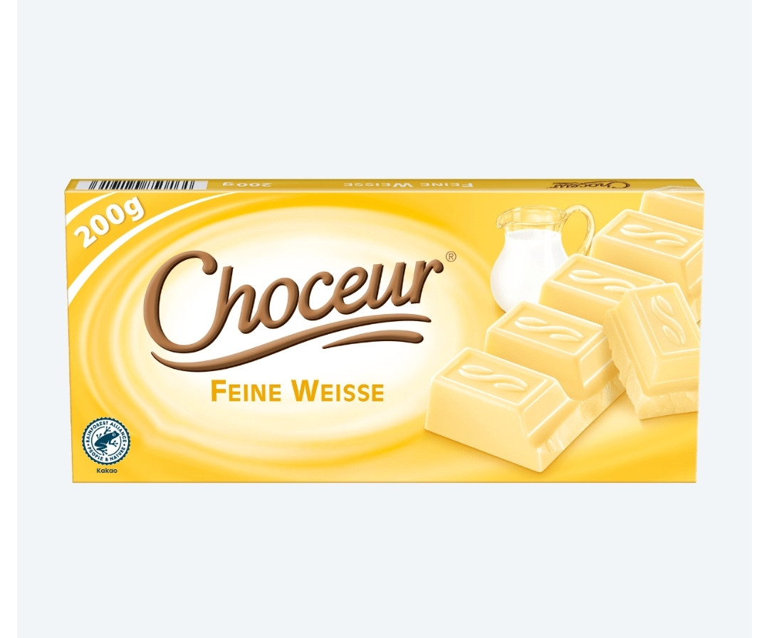 Білий шоколад Choceur Feine Weisse 200 г.