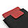 Кожаная обложка на паспорт Grande Pelle 140х100 мм глянцевая кожа Sicillia красный обл GP Кордон, фото 3