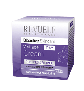 Скульптуруючий денний крем для контуру обличчя Revuele Bioactive Retinol & Peptides 50 мл