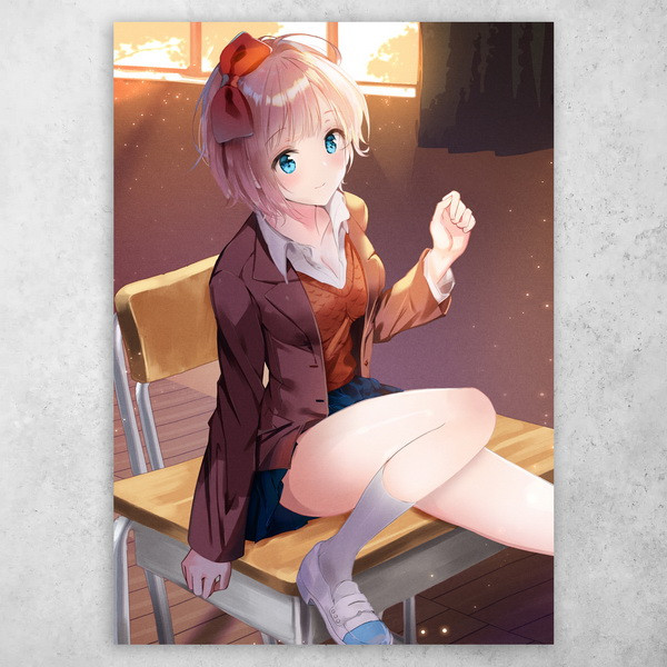 Аніме плакат постер "Doki Doki Literature Club!" №41