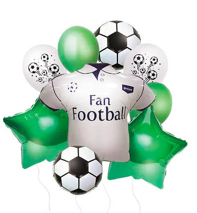 Набір з повітряних куль "Футбол", 9 шт., фото 1
