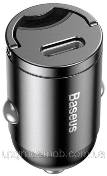 Автомобільний зарядний пристрій Baseus Tiny Star Mini PPS Car Charge Type-C Port 30 W Gray (VCHX-B0G), фото 1