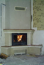 Портал под каминную топку INVICTA 700 SELENIC C ШИБЕРОМ. Заказать портал можно по телефону +38096118-53-94, +38050826-50-06