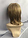 Перука жіноче стриження каскад зі штучного волосся світло-русявий, фото 3
