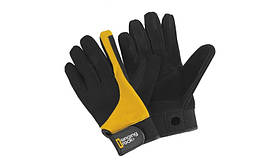 Рукавиці Singing Rock Falconer Full на липучці з коров'ячої шкіри та нейлону, посилення, розміри 8-11