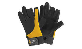 Рукавиці Singing Rock Falconer Tactical для роботи та рятувальних операцій, чорні/жовті