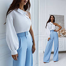 Сорочка на одне плече Люкс біла (різні кольори) XS - S M - L