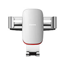 Baseus (SUYL-J) — Metal Age Gravity CD Version Car Mount — SUYL-J0S Silver