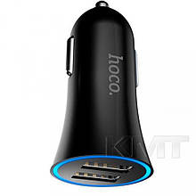 АЗУ « Hoco - UC204 » (2 USB) (2.4A) — Black