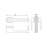 Ручка PERIDOT HA 201RO16 AL6, фото 2