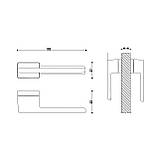 Ручка LINEA HA199 RO15 AL6, фото 2