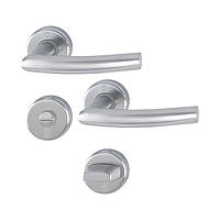 Комплект ручок ALTA WC неіржавка сталь матова