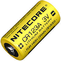 Батарейка літієва Li-Ion CR123A / 16340 Nitecore 3V (1550mAh)