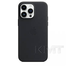 Leather Case with MagSafe — iPhone 14 — Midnight