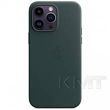 Leather Case with MagSafe — iPhone 14 Pro — Forest Green