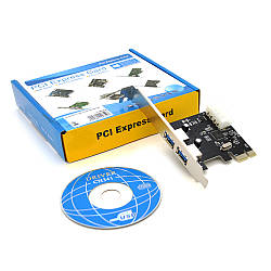 Контролер PCI-Е => USB 3.0, 2port, BOX e