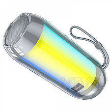 Колонка Bluetooth Borofone BR25 Crazy sound colorful luminous — Grey